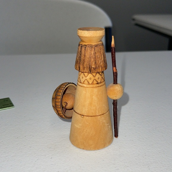 Vintage Russian Warrior Carved Figurine - Picture 2 of 7